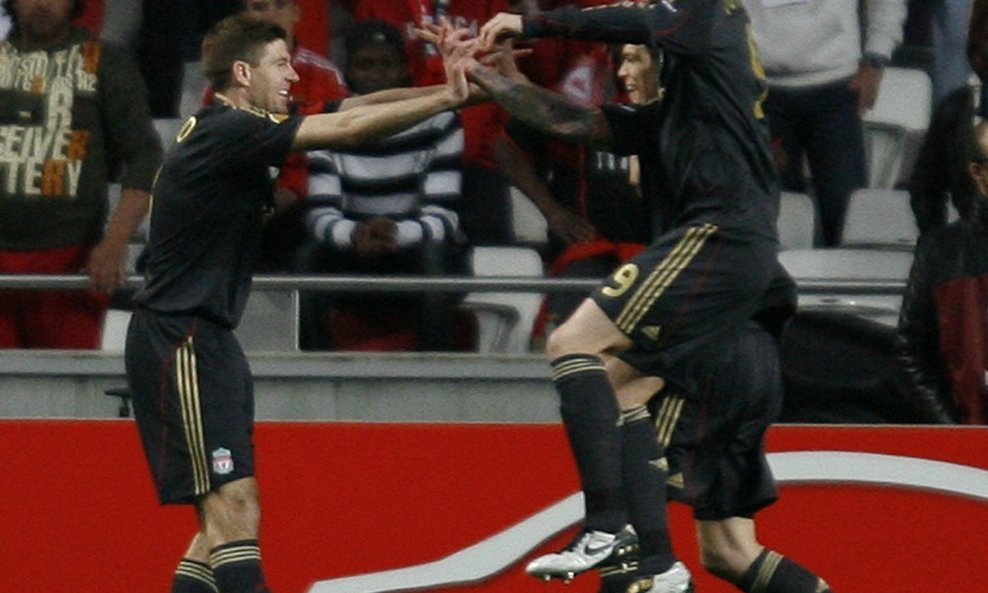 Steven Gerrard, Fernando Torres i Daniel Agger (Liverpool)