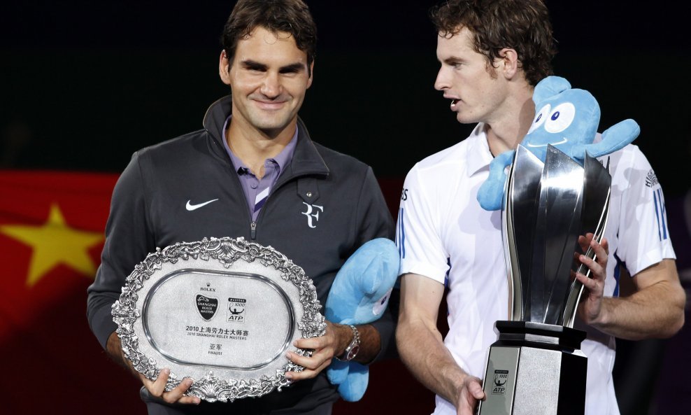 Roger Federer i Andy Murray, pobjednik turnira u Šangaju