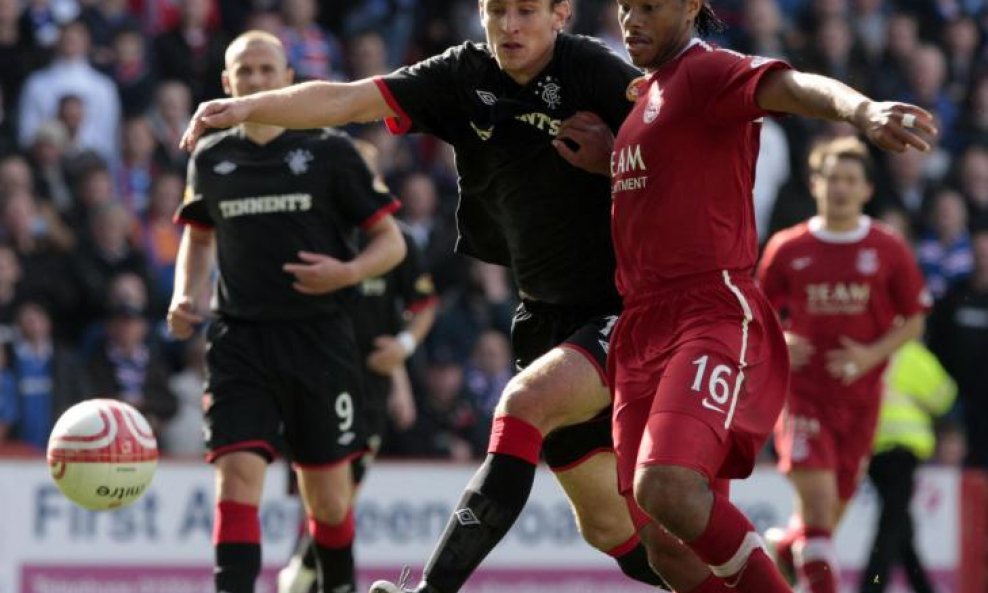 Nikica Jelavić Glasgow Rangers Aberdeen