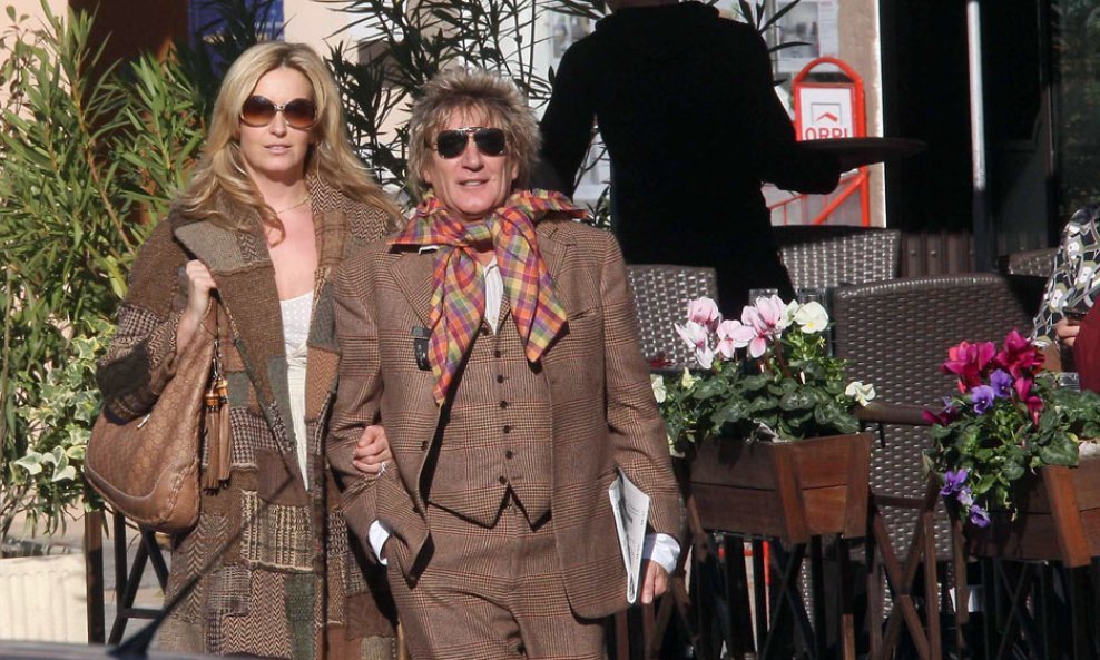 Penny Lancaster i Rod Stewart