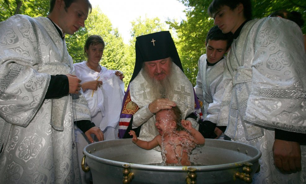 rusija krštenje