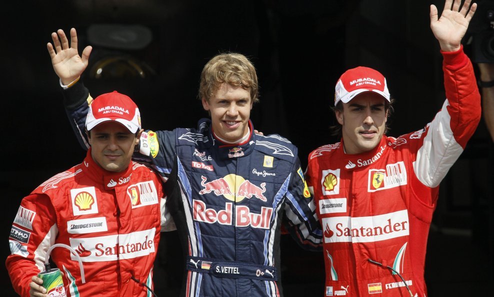 Felipe Massa, Sebastian Vettel, Fernando Alonso
