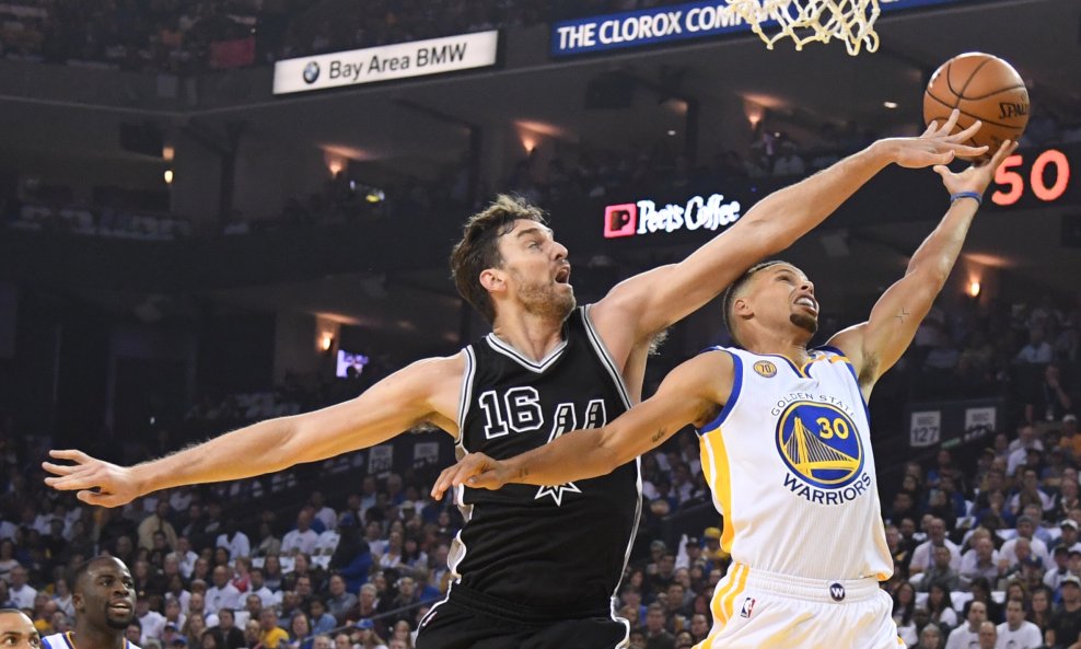 spurs warriors gasol curry