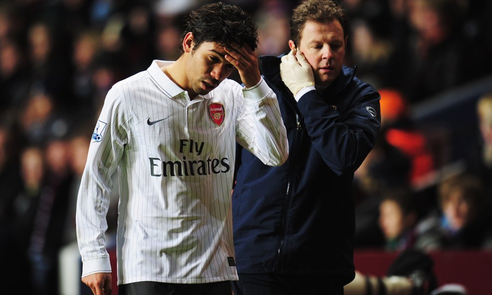 Aston Villa - Arsena, Eduardo da Silva 2010l