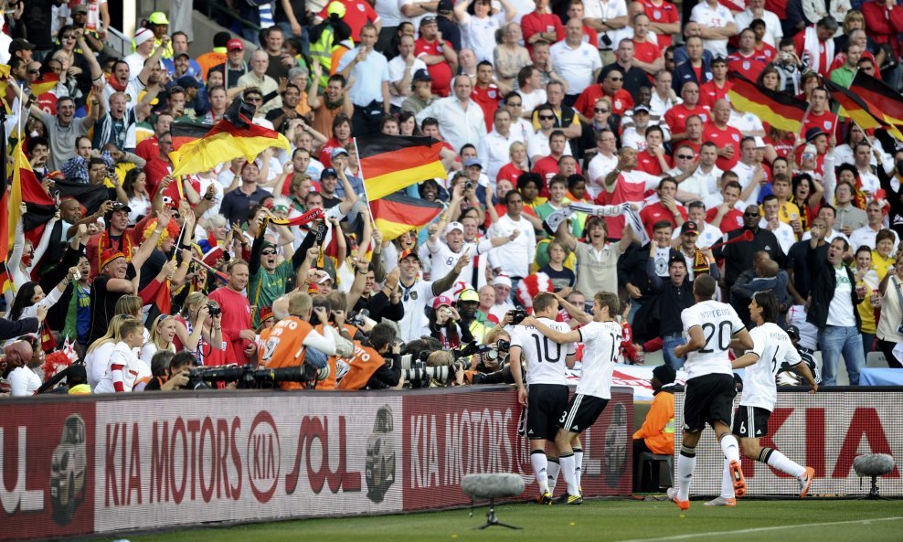 Lukas Podolski, Thomas Mueller, Jerome Boateng and Sami Khedira