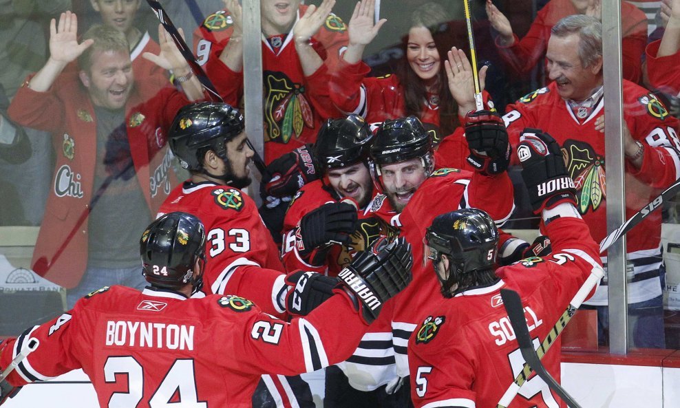 Slavlje igrača Chicago Blackhawks