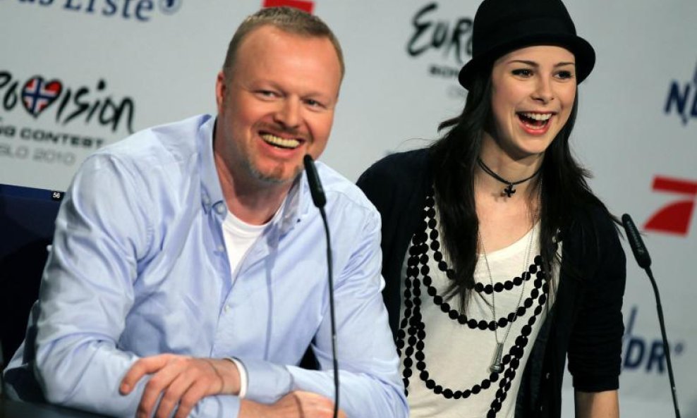 Stefan Raab i mlađahna pobjednica Eurosonga Lena Meyer-Landrut