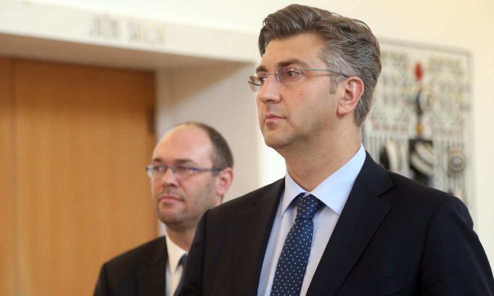 Andrej Plenković i Davor Ivo Stier