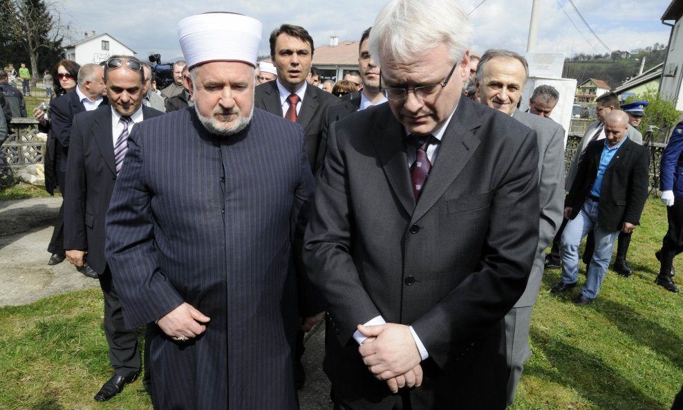 Mustafa Cerić i Ivo Josipović