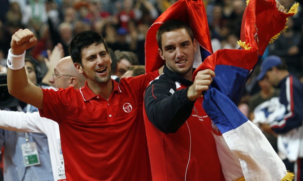 Novak Đoković i Viktor Troicki