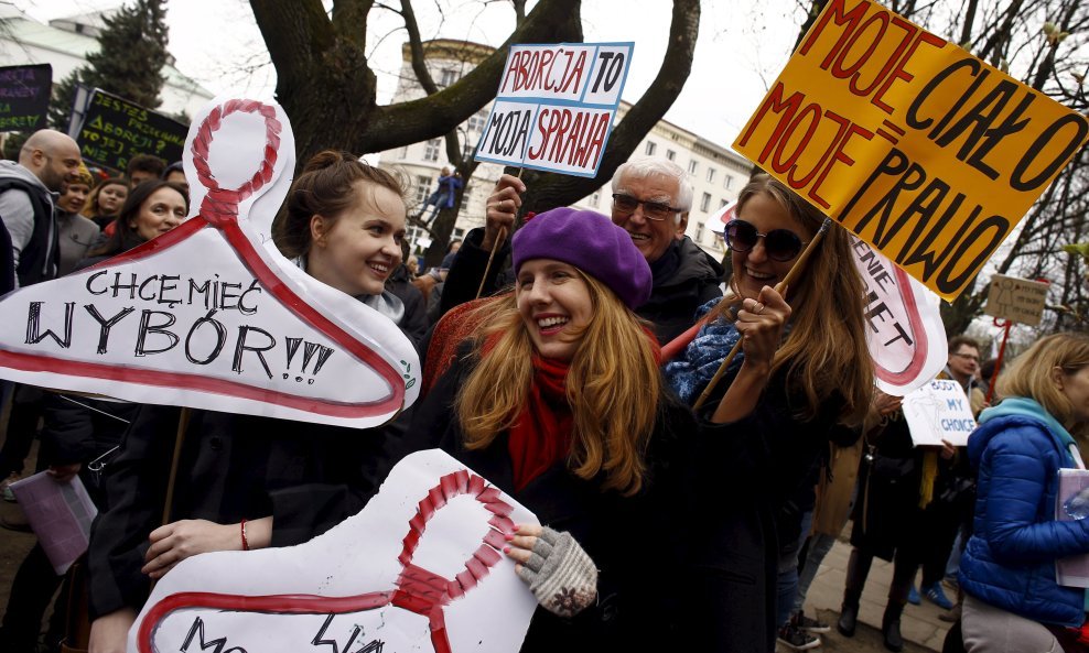 Poljakinje protiv zabrane abortusa