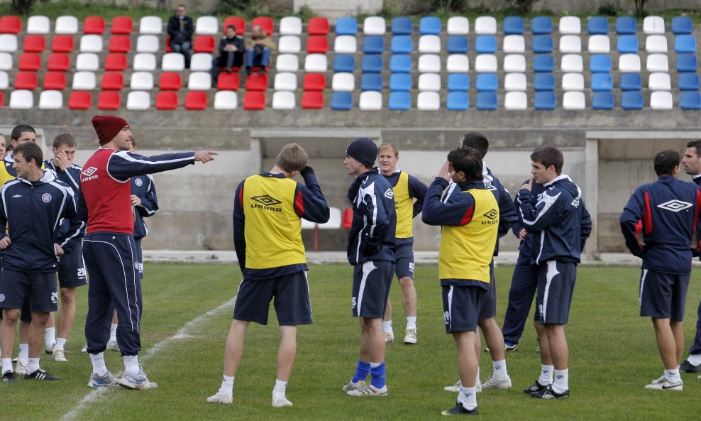 Hajduk, trening
