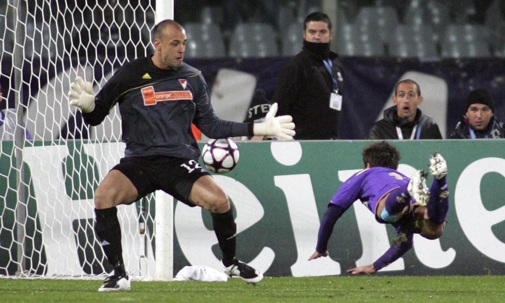 Fiorentina - Debrecen 5-2, Adrian Mutu i Đorđe Pantić