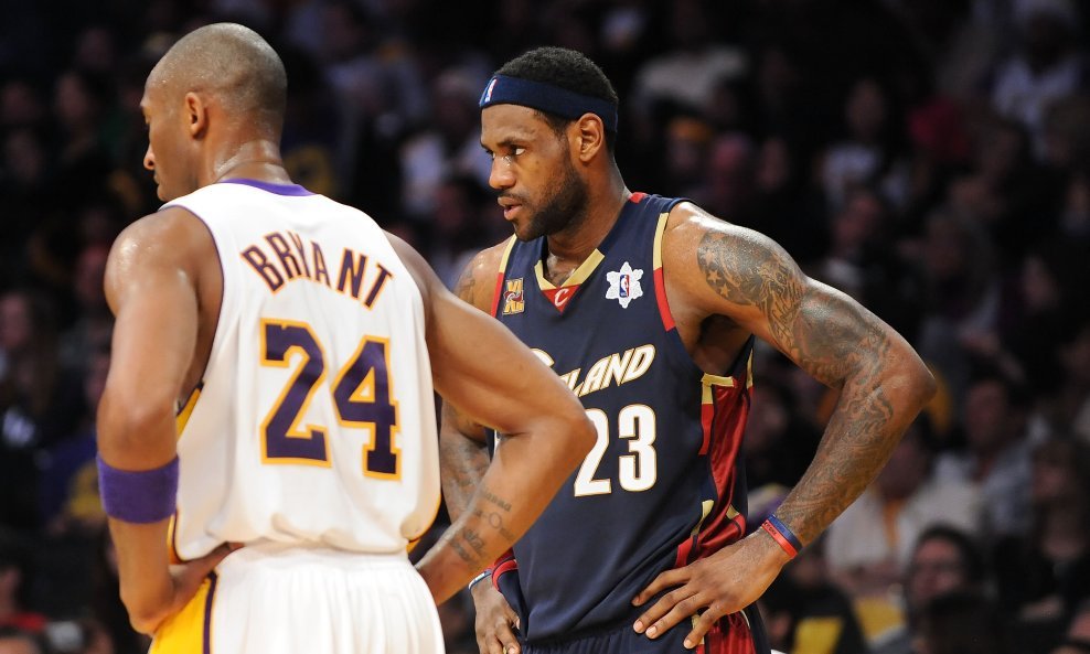 Kobe Bryant i LeBron James