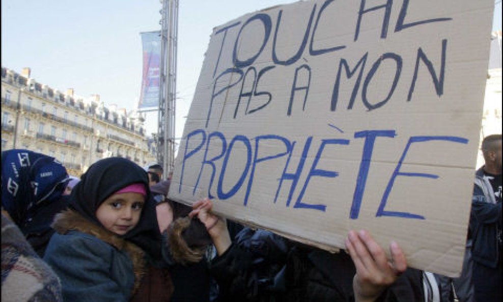 muhamed karikatura prosvjed muslimani