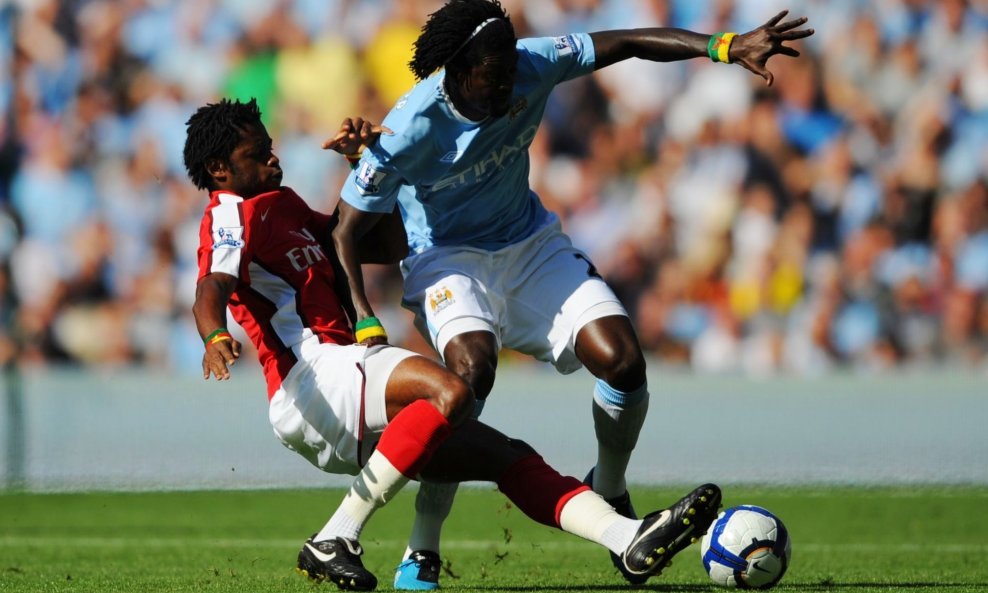 Emmanuel Adebayor Alenadre Son Manchester City Arsenal