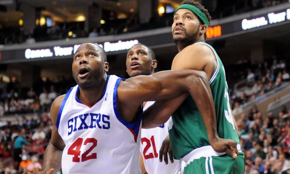 Elton Brand Rasheed Wallace Philadeplhia 76'ers Boston Celtics