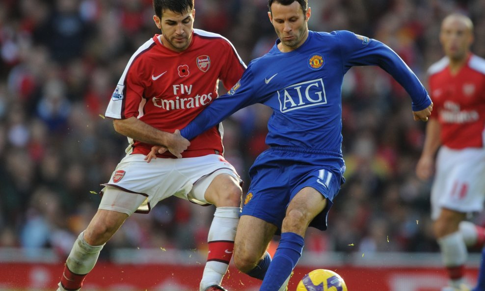 Cesc Fabregas i Ryan Giggs