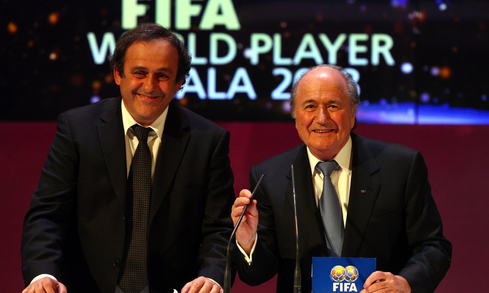 Sepp Blatter; Michel Platini 2009