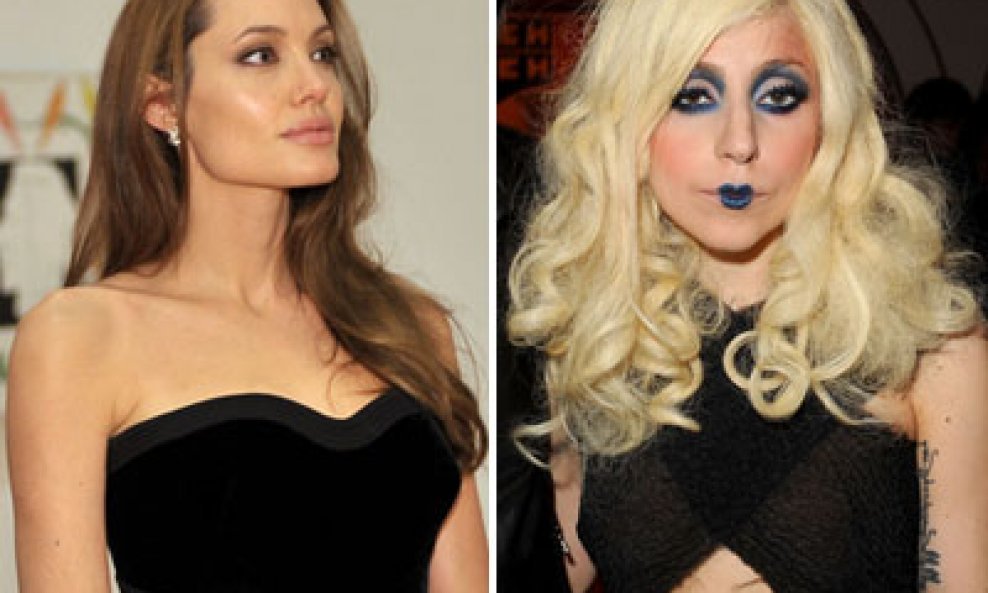 Angelina Jolie i Lady Gaga