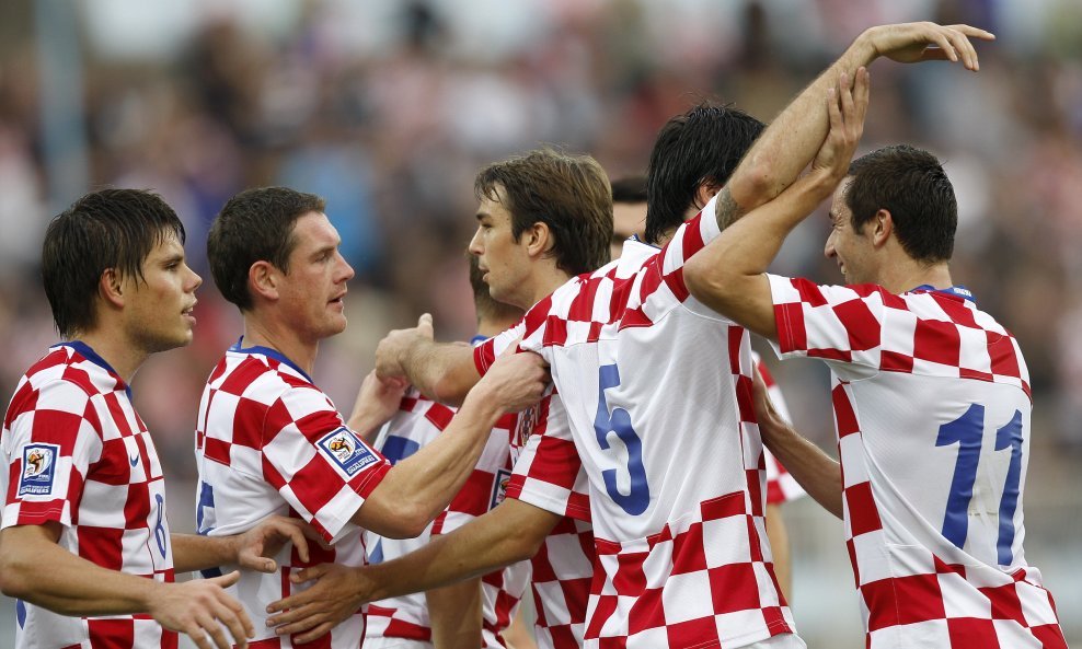 Hrvatska - Katar 3-2, Ognjen Vukojević, Ivica Križanac, Niko Kranjčar, Vedran Ćorluka i Darijo Srna