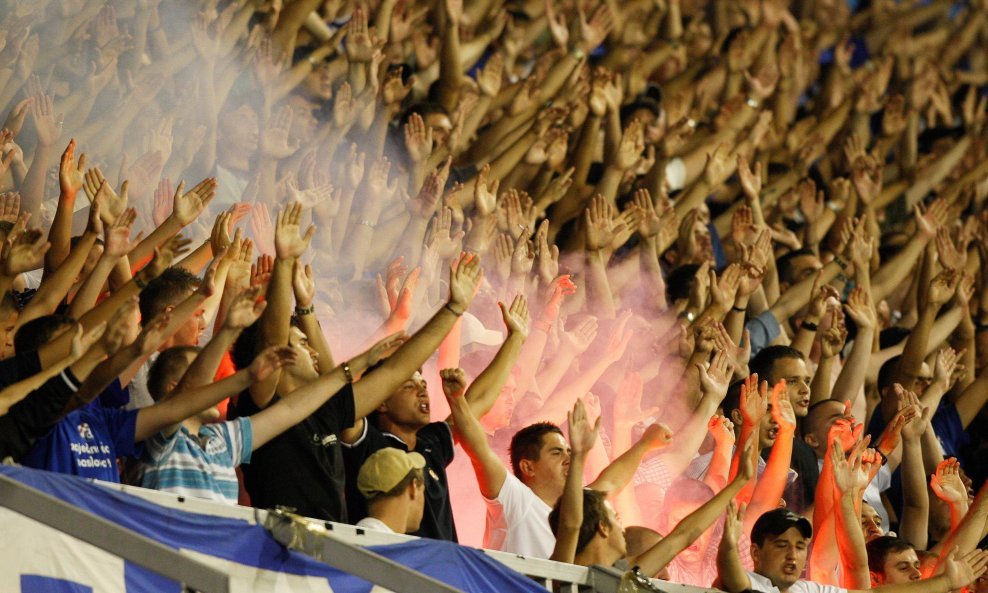 Dinamo - Hearts 4-0 (BBB su bili raspjevani)