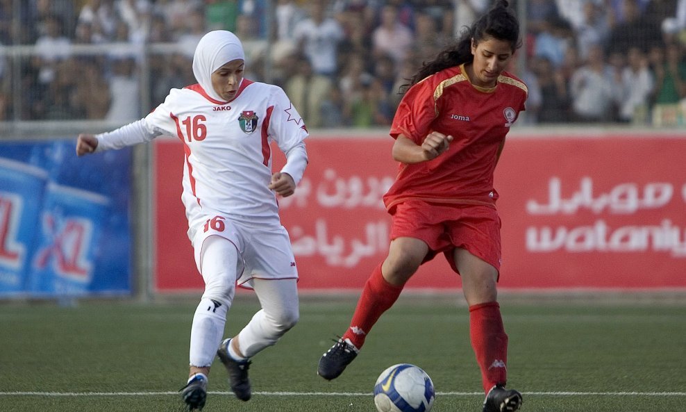 Shahenaz Yassen (Jordan) i Haneen Zbedat (Palestina)