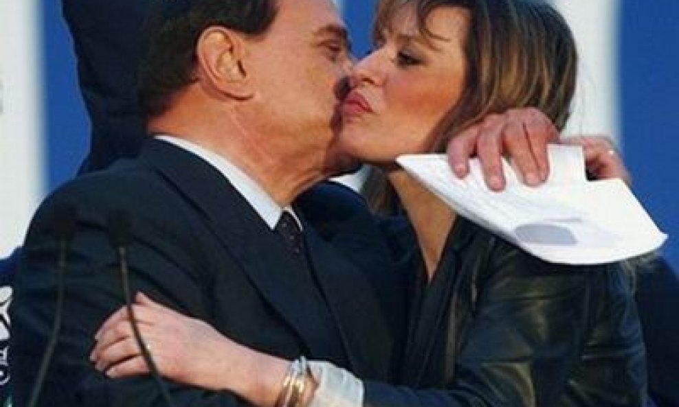 Berlusconi s Mussolinijevom unukom Alessandrom
