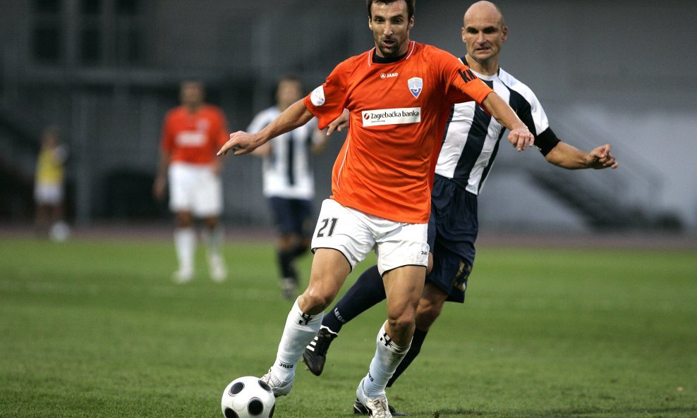 Ivan Božić (Šibenik) i Željko Sopić (Lokomotiva)