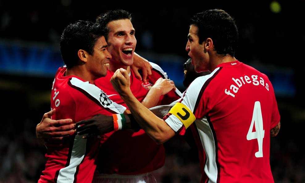 Eduardo, Van Persie i Fabregas