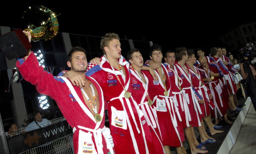 VATERPOLO, Hrvatska U-20, europski prvaci 2009-10