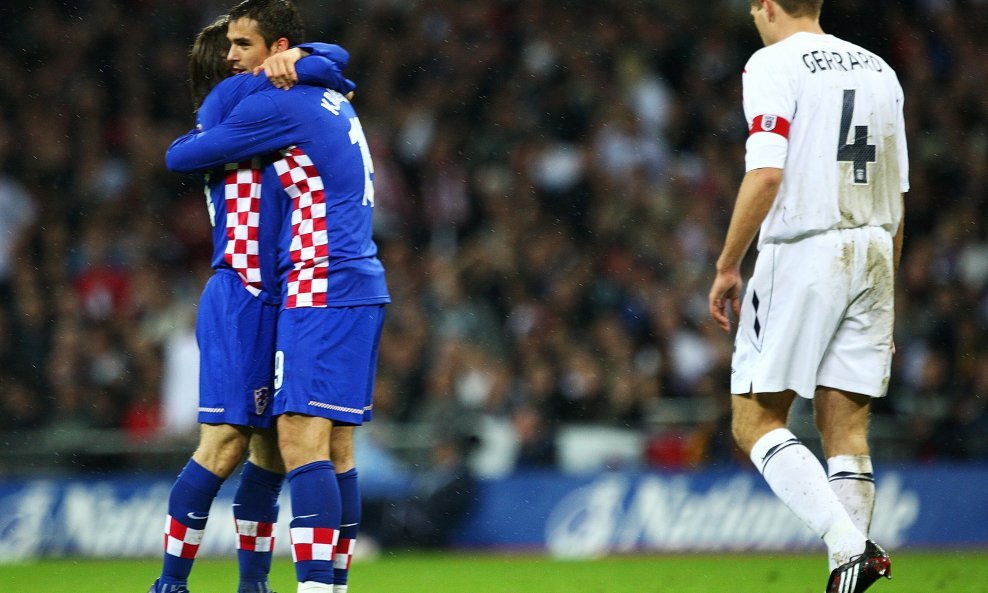 Steven Gerrard Luka Modrić Niko Kranjčar Wembley