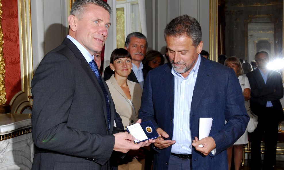 Milan Bandić, Sergej Bubka, 2009