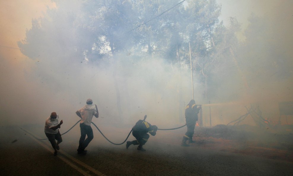požari u grčkoj vatrogasci