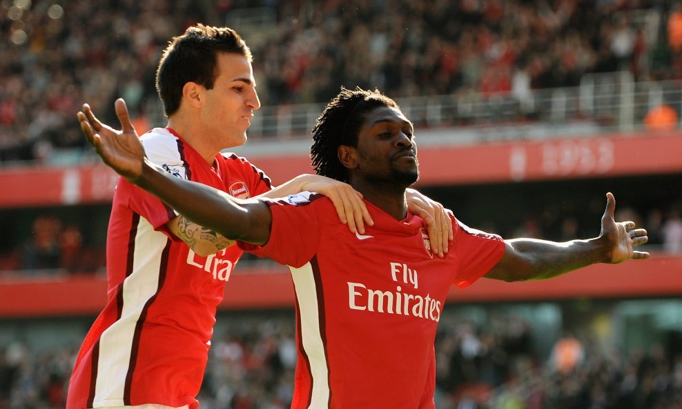 Emmanuel Adebayor, Cesc Fabregas, Arsenal 2008-09