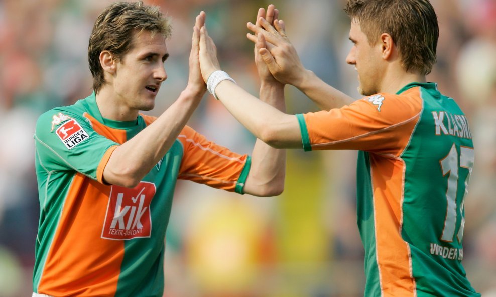 Ivan Klasnić Miroslav Klose Werder Bremen