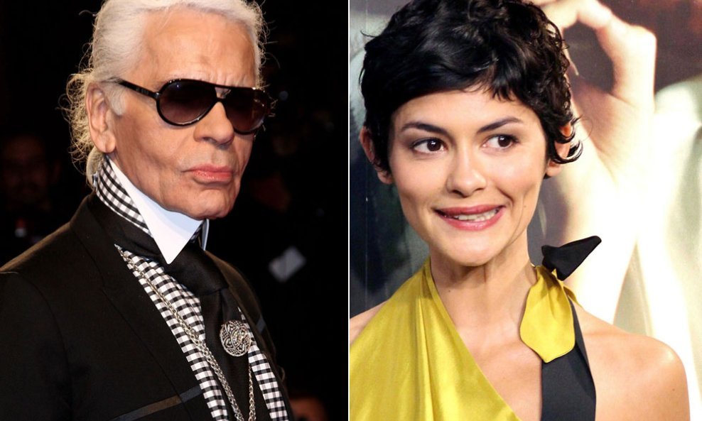 Karl Lagerfeld i Audrey Tautou