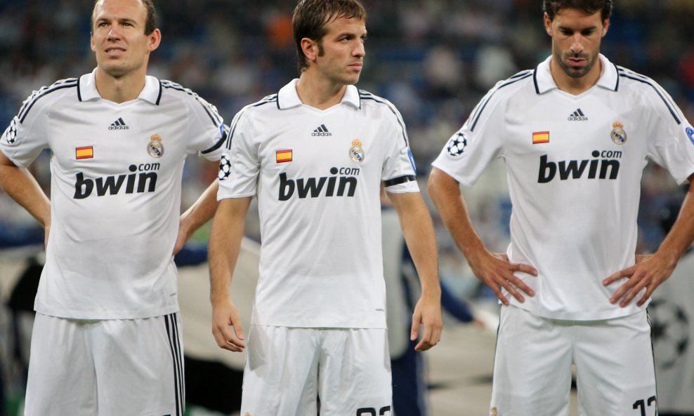 Rafael Van der Vaart Ruud van Nistelroy Arjen Robben Real Madrid