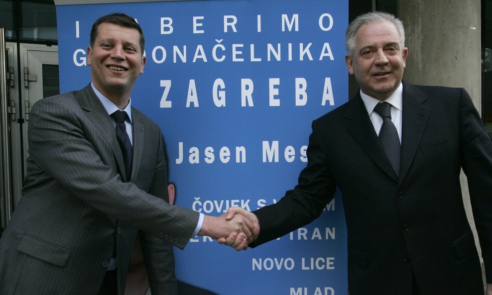 Jasen Mesić i Ivo Sanader