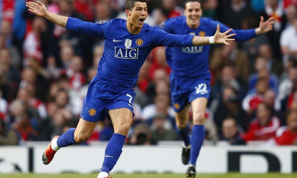 Cristiano Ronaldo, John O'Shea, Manchester united 2008-09