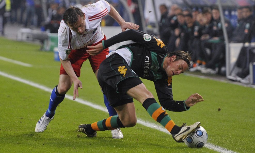 Ivica Olić (HSV) i Clemens Fritz (Werder) 