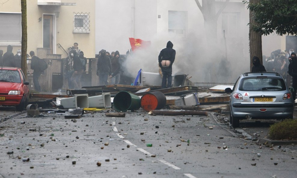 Strasbourg, prosvjed, nato