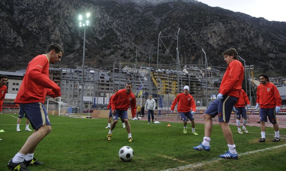 Niko Kranjčar, Hrvatska, trening, Andora