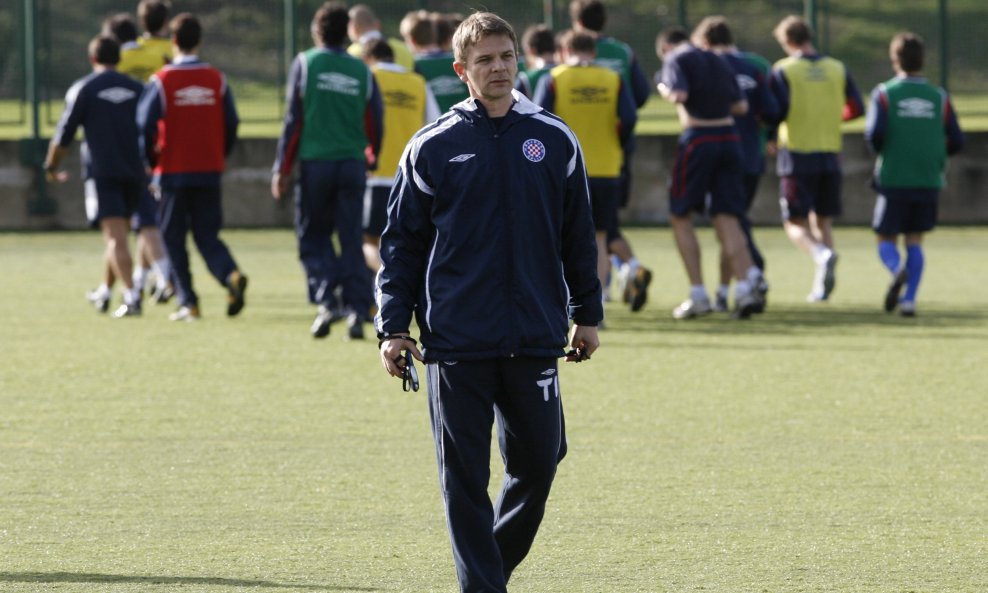 Hajduk, trening, Ante Miše