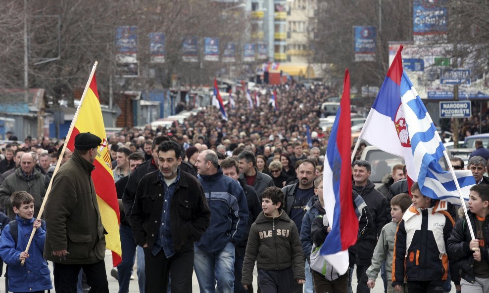 Prosvjed u Mitrovici