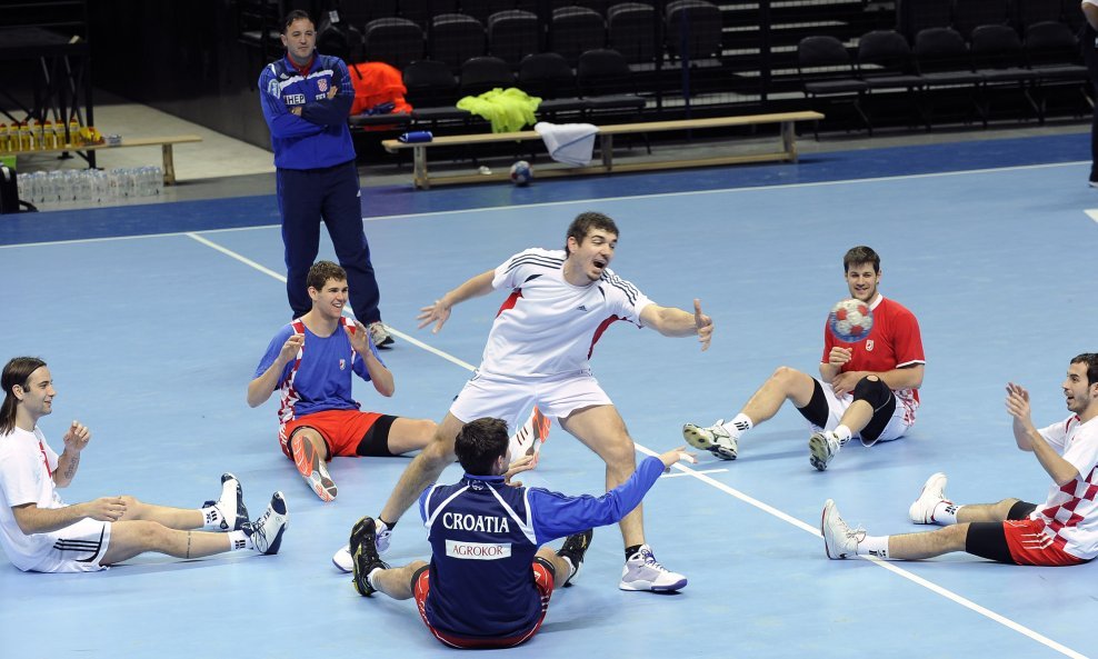 Hrvatska rukometna reprezentacija, trening u Splitu u Spaladium Areni, 15. siječanj