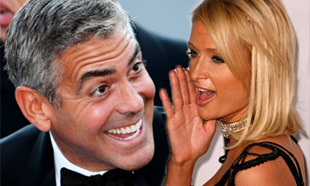 George Clooney i Paris Hilton