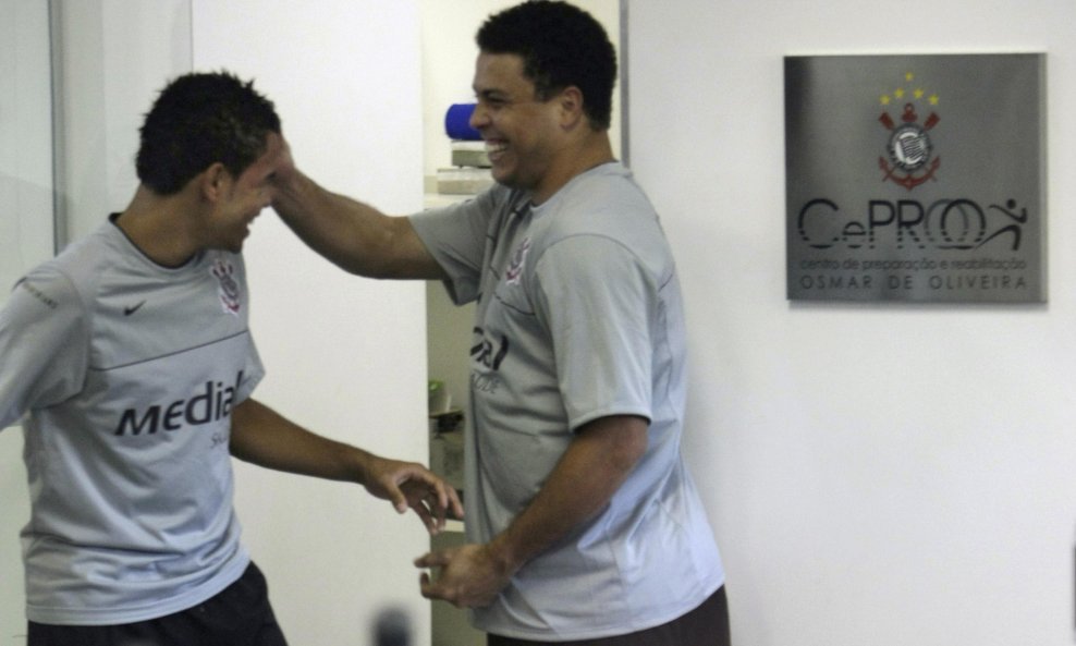 Ronaldo Luis Nazario de Lima trening Corinthiansa prosinac 2008.