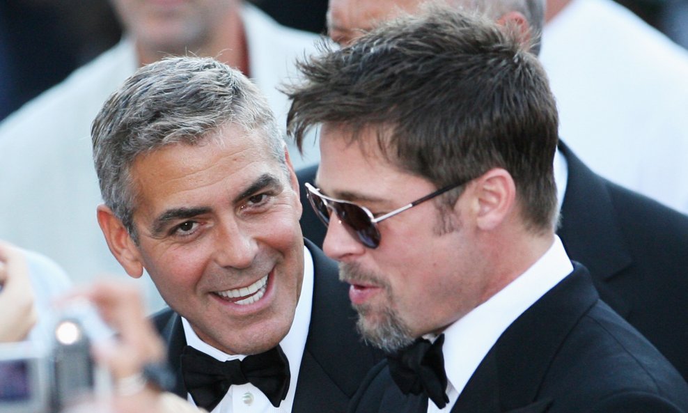 George Clooney i Brad Pitt