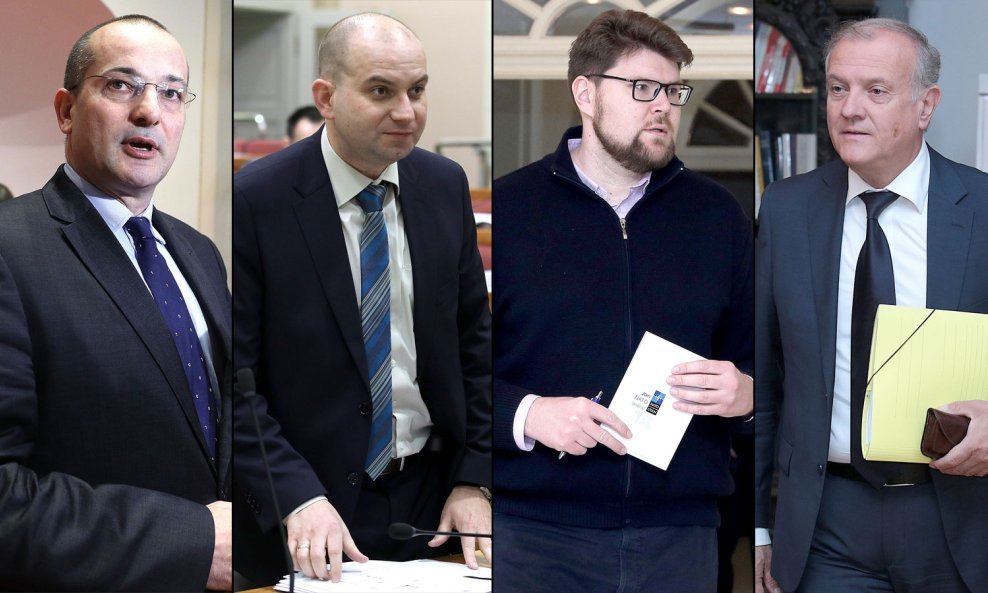 Orsat Miljenić, Miroslav Šimić, Peđa Grbin i Dražen Bošnjaković